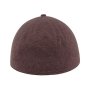Бейсболка UNI-CAP PIQUET, бордовая, сзади