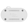 Складная зарядная станция с беспроводной зарядкой Flashport, 15 Вт, белая