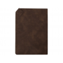 Блокнот А5 с магнитным клапаном в гибкой обложке Chaplin, коричневый