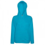 Толстовка LIGHTWEIGHT HOODED SWEAT 240, женская, голубая