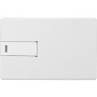 USB-флешка Card Metal в виде металлической карты, серебристая