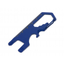 Мультиинструмент Carabiner, синий, вид сбоку
