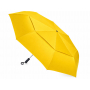 Зонт складной Кэнопи, с большим двойным куполом (d126 см), жёлтый
