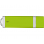 USB-флешка Орландо, зеленая, вид сверху