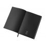 Блокнот в гибкой обложке А5 C1 софт-тач, черный
