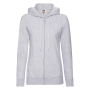 Толстовка LADIES LIGHTWEIGHT HOODED SWEAT, женская, серая