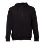 Толстовка с капюшоном на молнии AMSTERDAM 320, мужская, черная