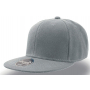 Бейсболка Snap Back, серая однотонная