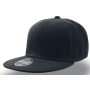 Бейсболка Snap Back, черная однотонная