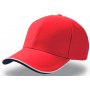 Бейсболка Piping Sandwich, красная
