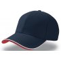 Бейсболка Piping Sandwich, темно-синяя