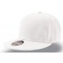 Бейсболка Snap Back, белая однотонная