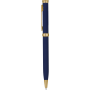 Ручка METEOR SOFT GOLD MIRROR, темно-синяя