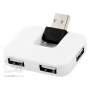 USB Hub Gaia на 4 порта, белый