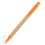 Ручка шариковая Эко, оранжевая
