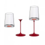 Хрустальный бокал для белого вина на магните Trebonn SplitGlass, красный
