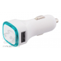Автомобильное зарядное устройство TWINPOWER с 2-мя разъёмами USB, бирюзовое