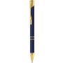 Ручка KOSKO SOFT GOLD MIRROR, темно-синяя