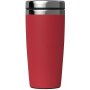 Термостакан Эльбрус с прорезиненным покрытием, красный