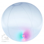 Пляжный мяч Lighty со светодиодным шариком, прозрачный