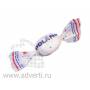 Мини-карамель с логотипом 3 г в фантике-скрутке