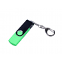 Флешка с разъемом Micro USB 3-in-1 TypeC, зеленая