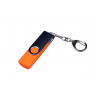 Флешка с разъемом Micro USB 3-in-1 TypeC, оранжевая