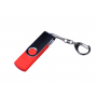 Флешка с разъемом Micro USB 3-in-1 TypeC, красная