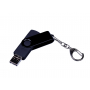 Флешка с разъемом Micro USB 3-in-1 TypeC (цветной корпус), черная