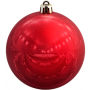 Елочный шар Shiny Smooth, красный