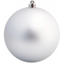 Елочный шар Matt Smooth, серебристый