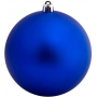 Елочный шар Matt Smooth, синий