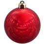 Елочный шар Shiny, красный