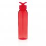 Герметичная бутылка для воды из AS-пластика, красная, вид сбоку