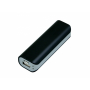 Универсальное зарядное устройство power bank прямоугольной формы, черное