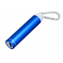 Универсальное зарядное устройство power bank круглой формы с карабином, синее