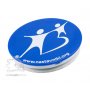 Держатель для телефонов ПопСокет (PopSocket), синий, пример с нанесением