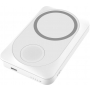 Беспроводная зарядная станция White 2в1 для Apple/Apple watch с покрытием Soft Touch, 10000 Mah