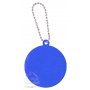 Светоотражающий брелок, синий, круглый
