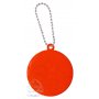 Светоотражающий брелок, красный, круглый