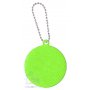 Светоотражающий брелок, светло-зеленый, круглый