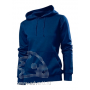Толстовка Hooded Sweatshirt Women, женская, синяя