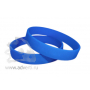 Силиконовый браслет, детский, синий