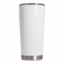 Термокружка вакуумная Parma Portobello, белая, вид сбоку