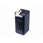 Внешний аккумулятор power bank с фонариком 80000 Mah, чёрный