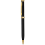 Ручка METEOR SOFT GOLD MIRROR, черная