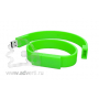 Силиконовый браслет-флешка на 16 Гб, светло-зеленый