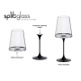 Хрустальный бокал для белого вина на магните Trebonn SplitGlass, чёрный
