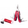 Набор: мультитул и фонарик, красный