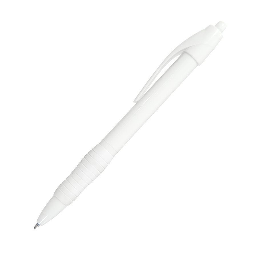 Как выглядит белая ручка Шариковая ручка N4 Neo Pen с грипом под нанесение - материал пластик (I-22804) -